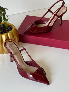 VELENTINO Bordeaux heels
