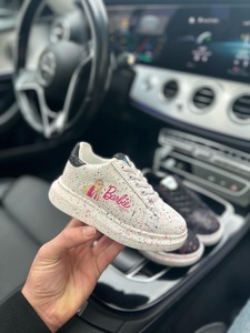 Disney Barbie Kids Shoes - White Black