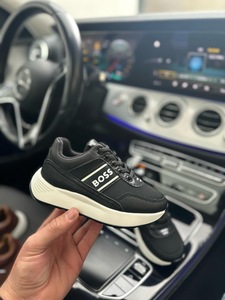 BOSS m1 shoes kids- black white - white