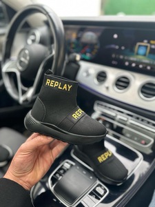 REPLAY SHOES kids - BLACK Golden