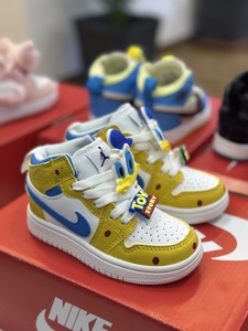 Nike AJ Yoy Bob kids - Yellow Blue