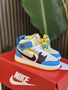 Nike AJ Squirrel kids - blue black