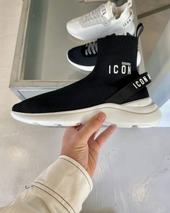 DSQURED2  Shoes - Black White