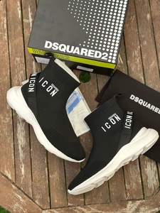 DSQURED2  Shoes - Black White