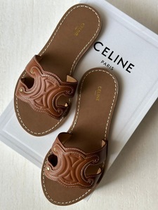 CELINE SLIPER - camel